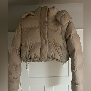 Lululemon Athletica Beige Puffer Jacket